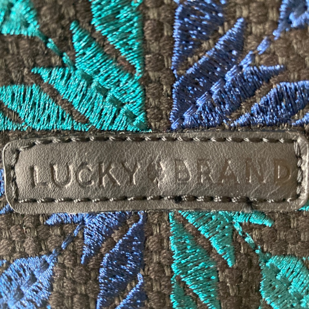 Women’s Lucky Brand Bucket Crossbody Bag Embroidered - Picture 6 of 8
